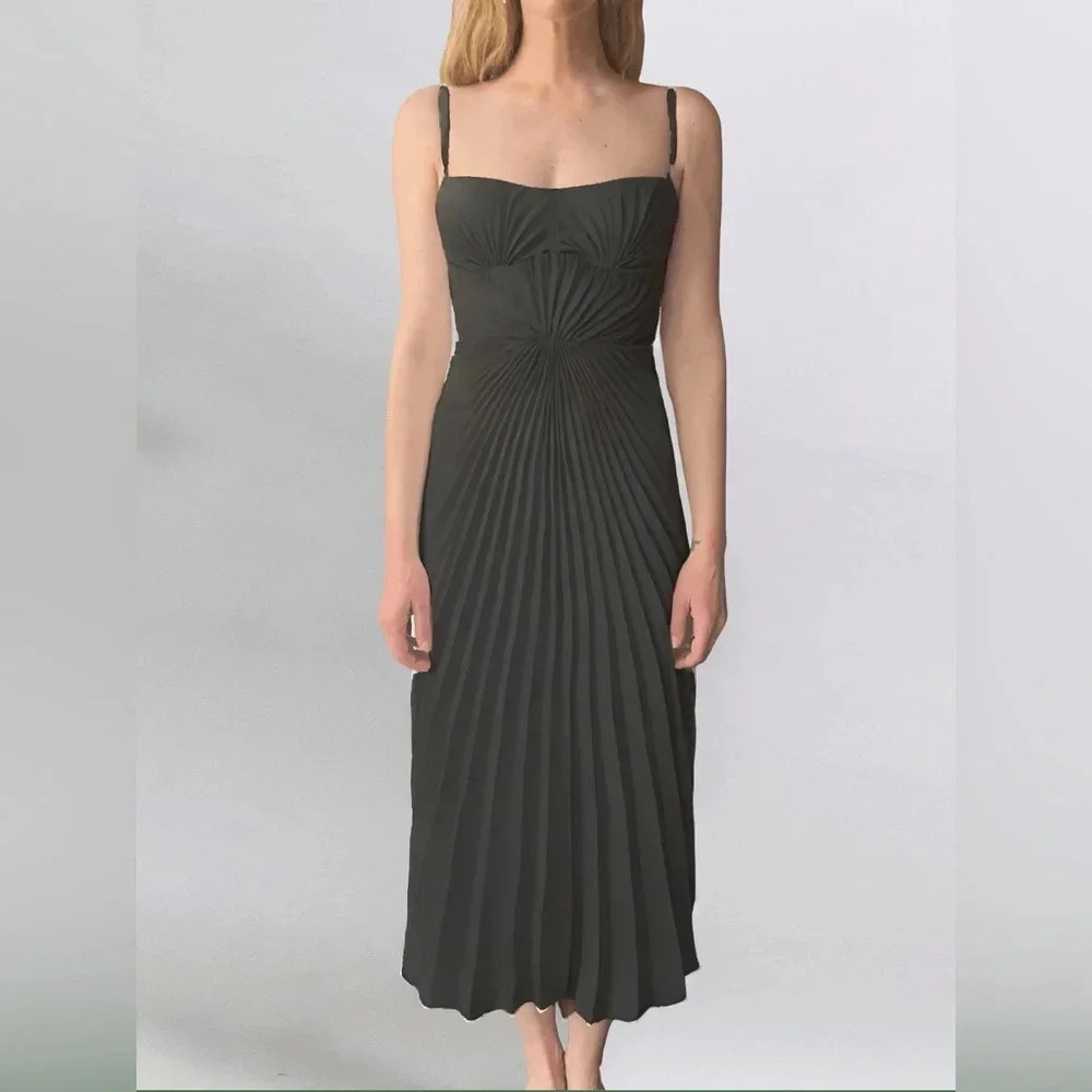 Georgia Hardinge Empire Midi Evening Dress Size US 8